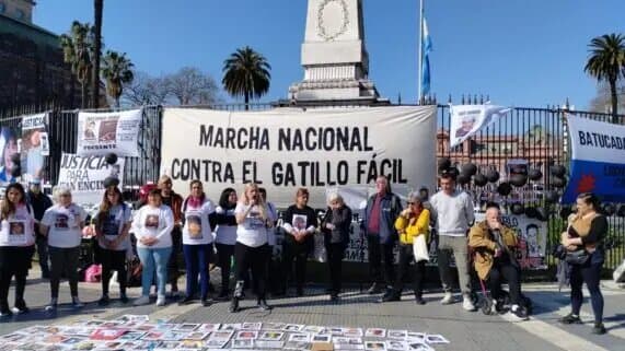 10º Marcha contra el gatillo fácil en Plaza de Mayo